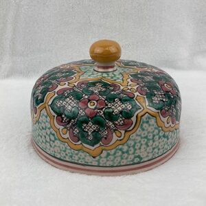 Talavera “El Sol” Colorful Ceramic Dish Cover 6”
